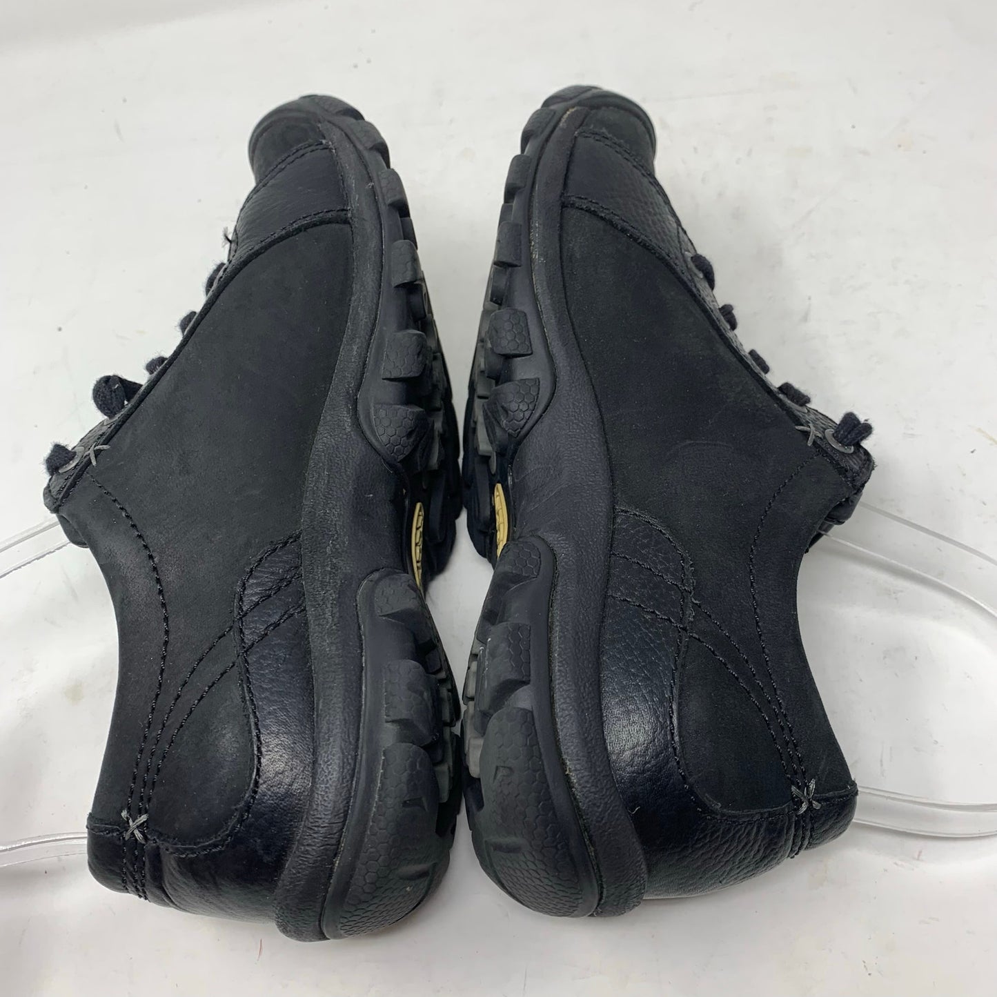 Keen Presidio Black Magnet Leather Lace Up Casual Walking Shoe Womens Size 7