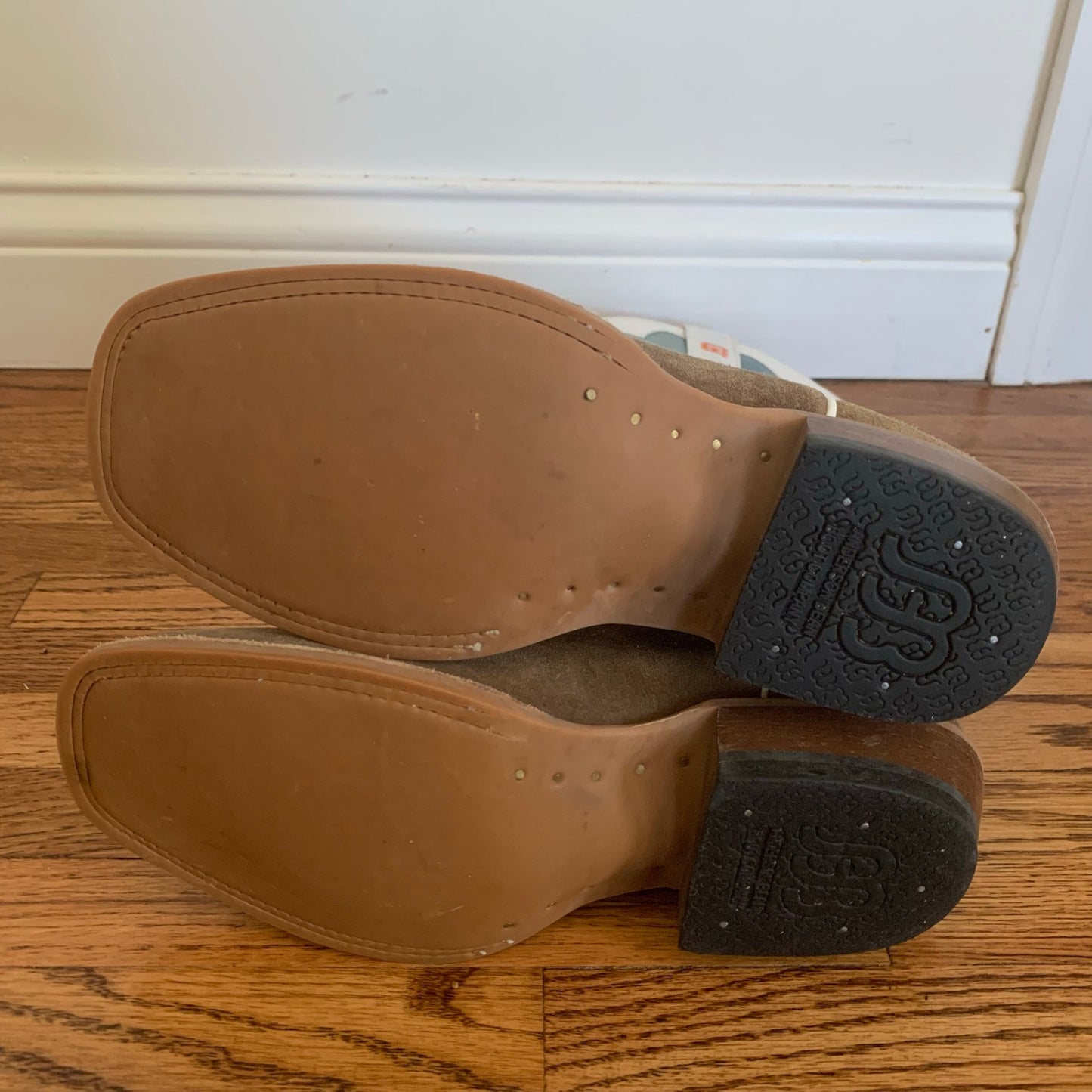 Anderson Bean Youth Size 5 Coyote Sand Sky Blue Western Cowboy Boots ABK7096