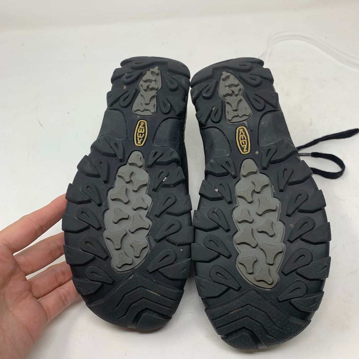 Keen Presidio Black Magnet Leather Lace Up Casual Walking Shoe Womens Size 7