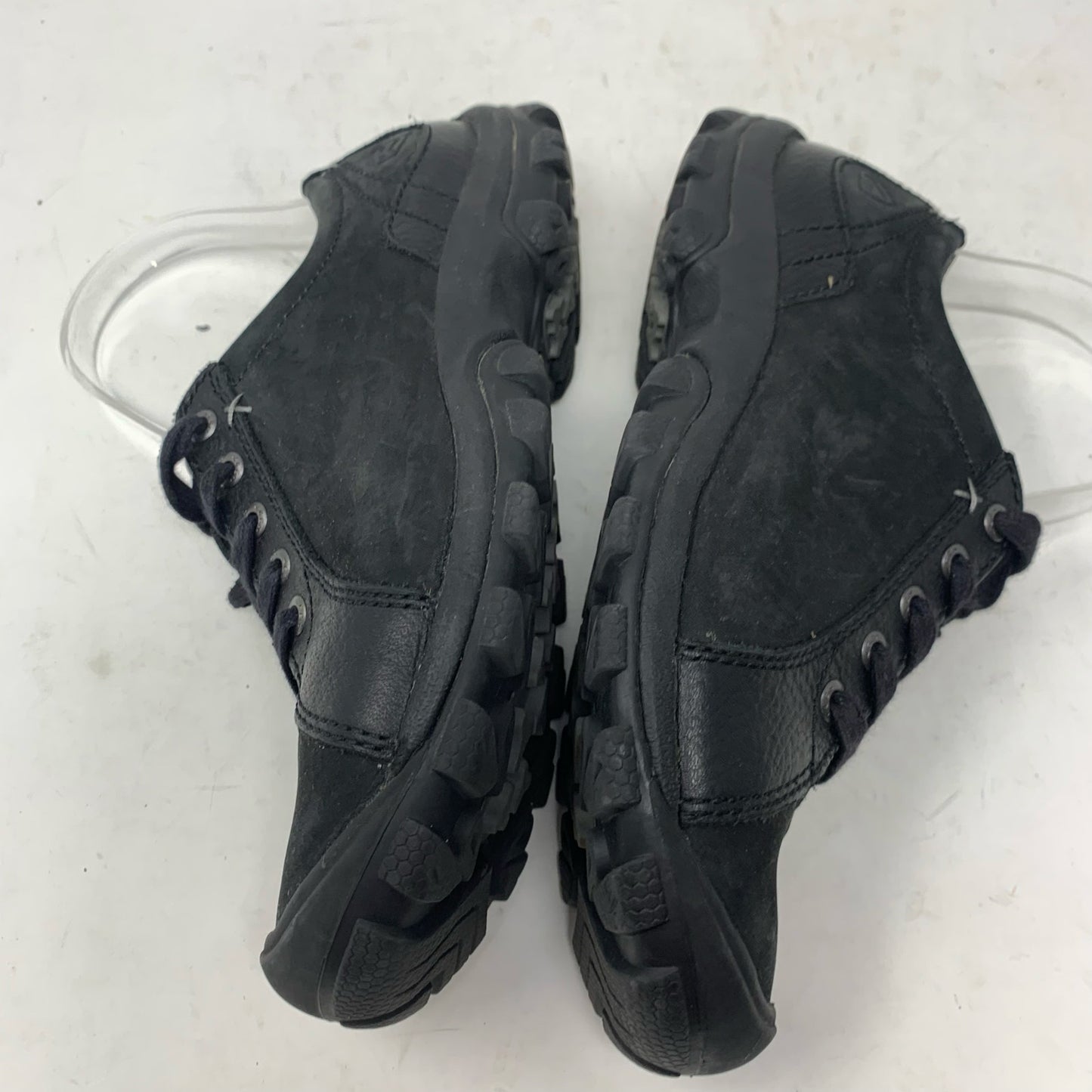Keen Presidio Black Magnet Leather Lace Up Casual Walking Shoe Womens Size 7