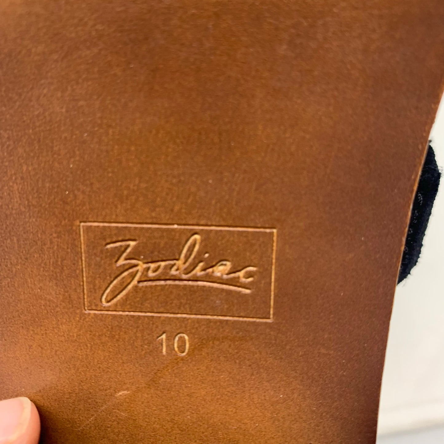 Zodiac Raine Black Suede Leather Moc Toe Platform Chunky Mules Clogs Size 10 Y2K