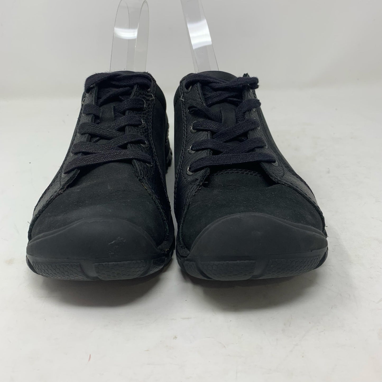 Keen Presidio Black Magnet Leather Lace Up Casual Walking Shoe Womens Size 7