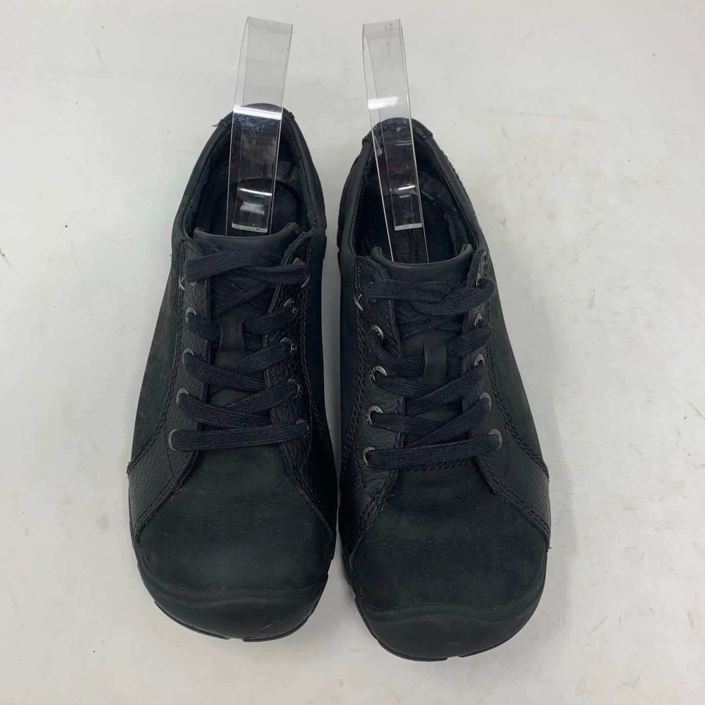 Keen Presidio Black Magnet Leather Lace Up Casual Walking Shoe Womens Size 7