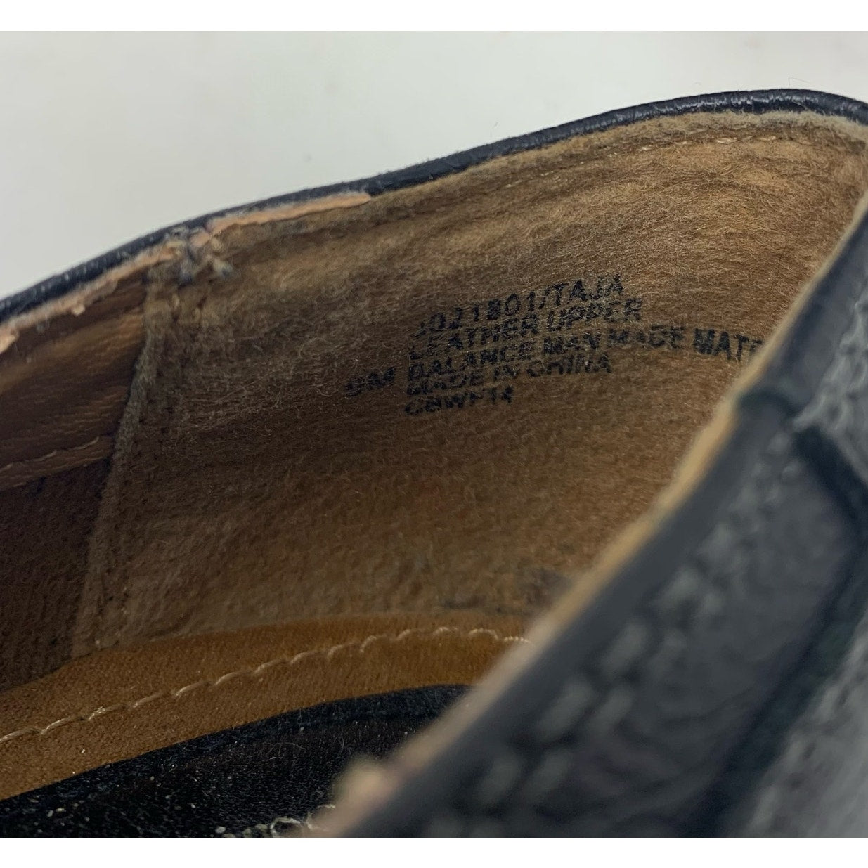 Eurosoft By Sofft Taja Size 9 Black Leather Slip On Mid Heel Comfort Shoe