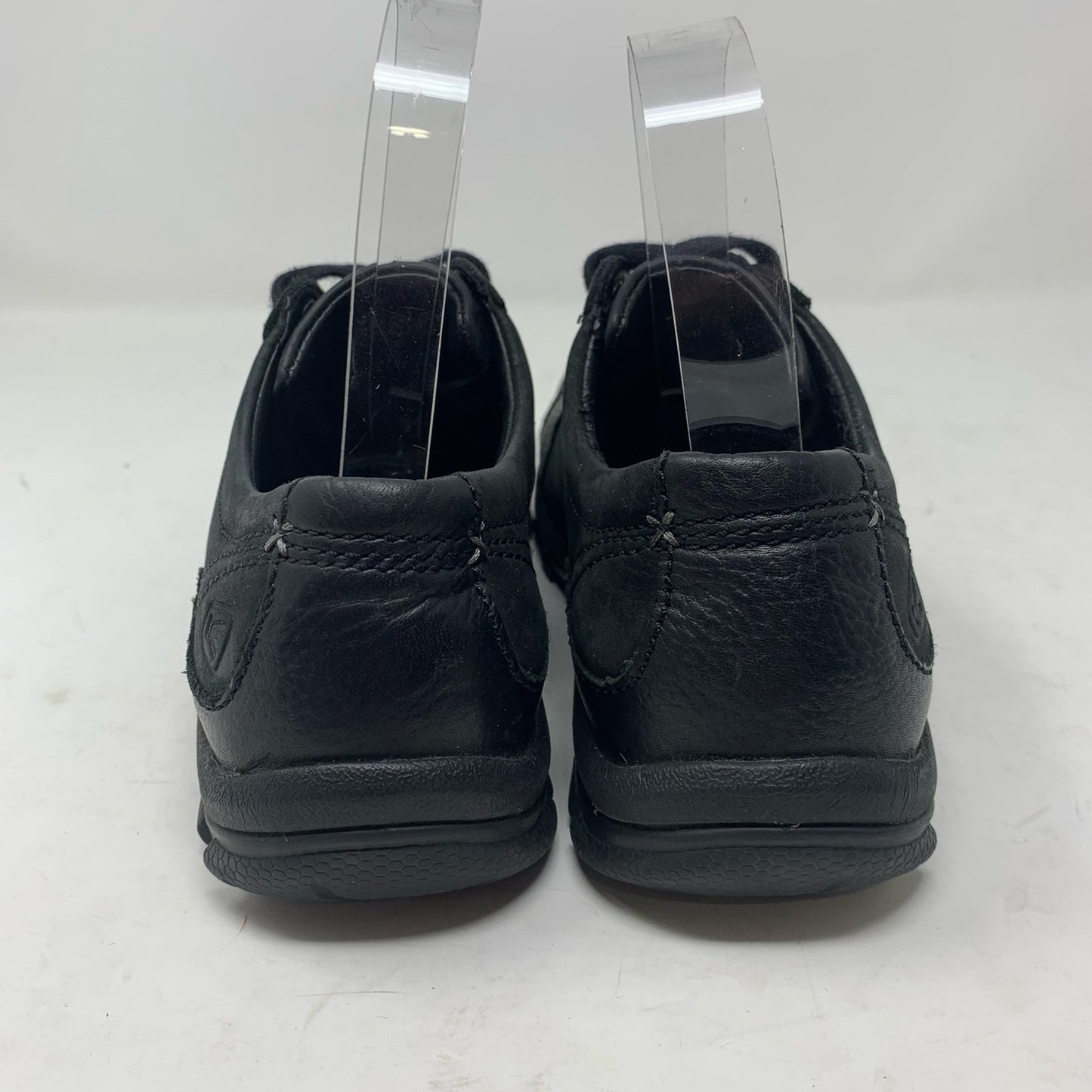 Keen Presidio Black Magnet Leather Lace Up Casual Walking Shoe Womens Size 7