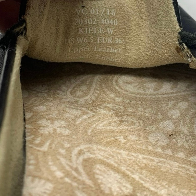 Olukai Kiele Womens Size 6.5 Black Leather Classic Moc Toe Loafers Comfort Shoe