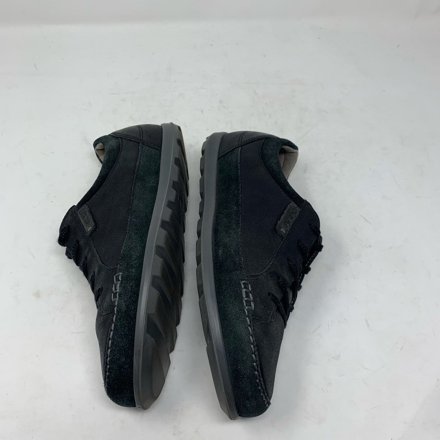 Ecco Cayla Black Suede Nubuck Leather Lace Up Causal Walking Comfort Shoe EU 37