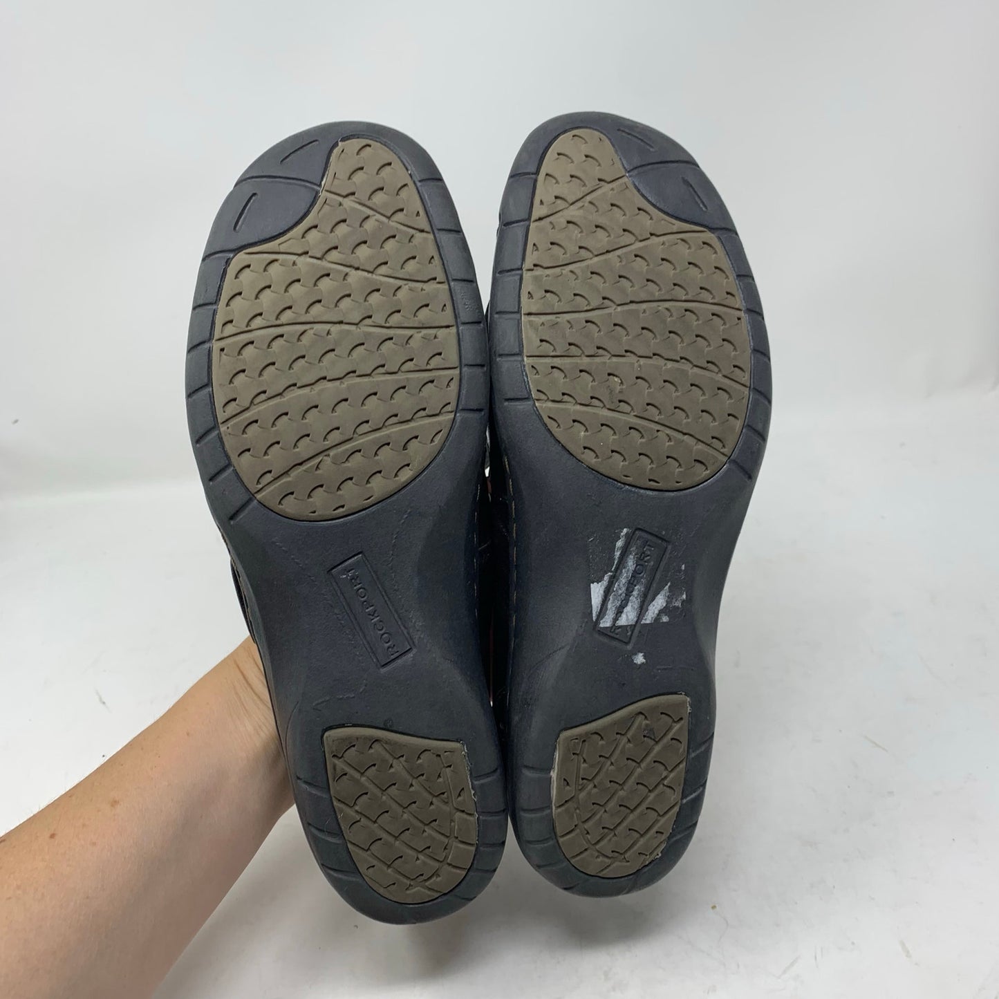 Cobb Hill Penfield Petra Dark Pewter Leather Mary Jane Comfort Shoe Size 8.5