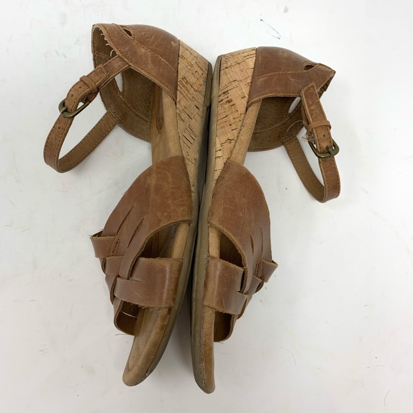 Montana Artisan Crafted Brown Sandals 8 Leather